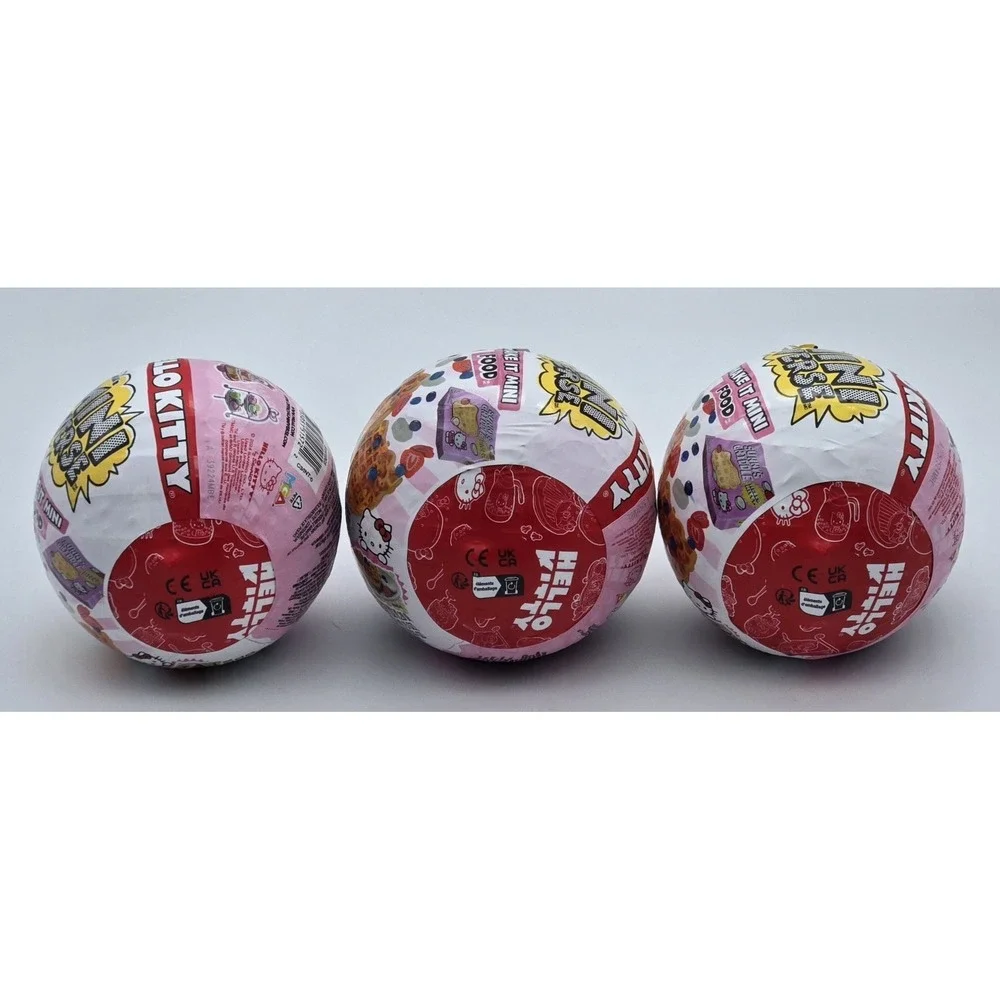 Mini Verse Make It Mini Food Hello Kitty Series 1 Mini Collectibles Lot of 3 New